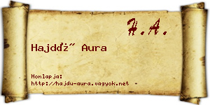Hajdú Aura névjegykártya